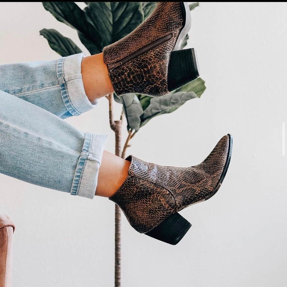 Coconuts by Matisse snake skin boots